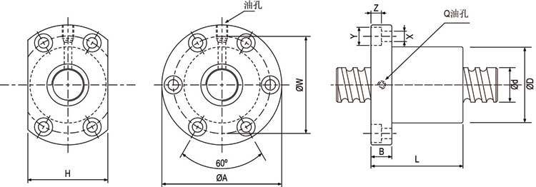 SFI04010-4 滾珠絲桿,