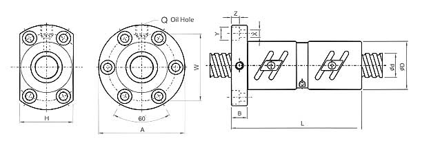  DFT4010-5、滾珠絲杠軸承