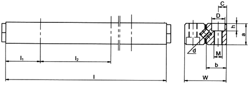 SGV18-1000滾柱交叉導(dǎo)軌