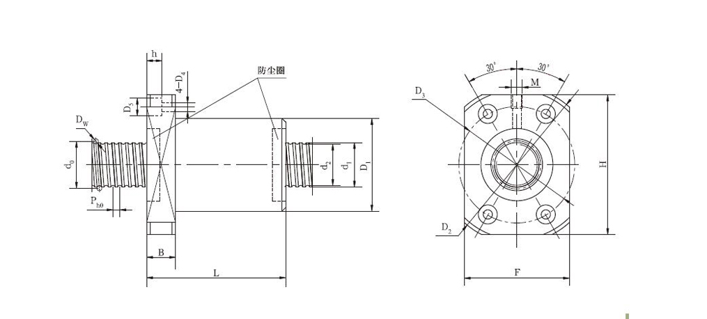JF8020-8滾珠絲杠